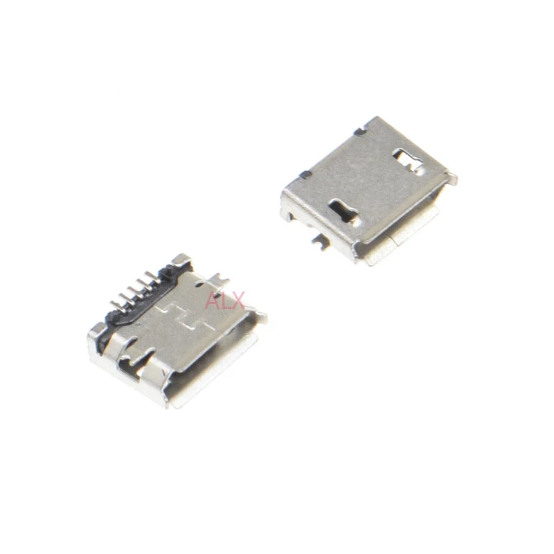 10pcs Micro Usb Female Socket Connector mk/5p 5pin Smd Dip Smt For Mp3 Mp4 Charging