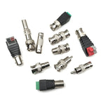 10pcs BNC RCA Male Female to BNC RCA male Female Adapter Plug Coax Cable Video audio wire Converter Connector for CCTV Camera