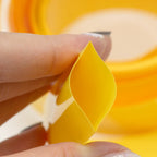 Yellow PVC Heat Shrink Tube Width 17mm ~ 200mm Waterproof Insulated 18650 Battery Pack Wrap Cable Sleeve Lithium Film Case