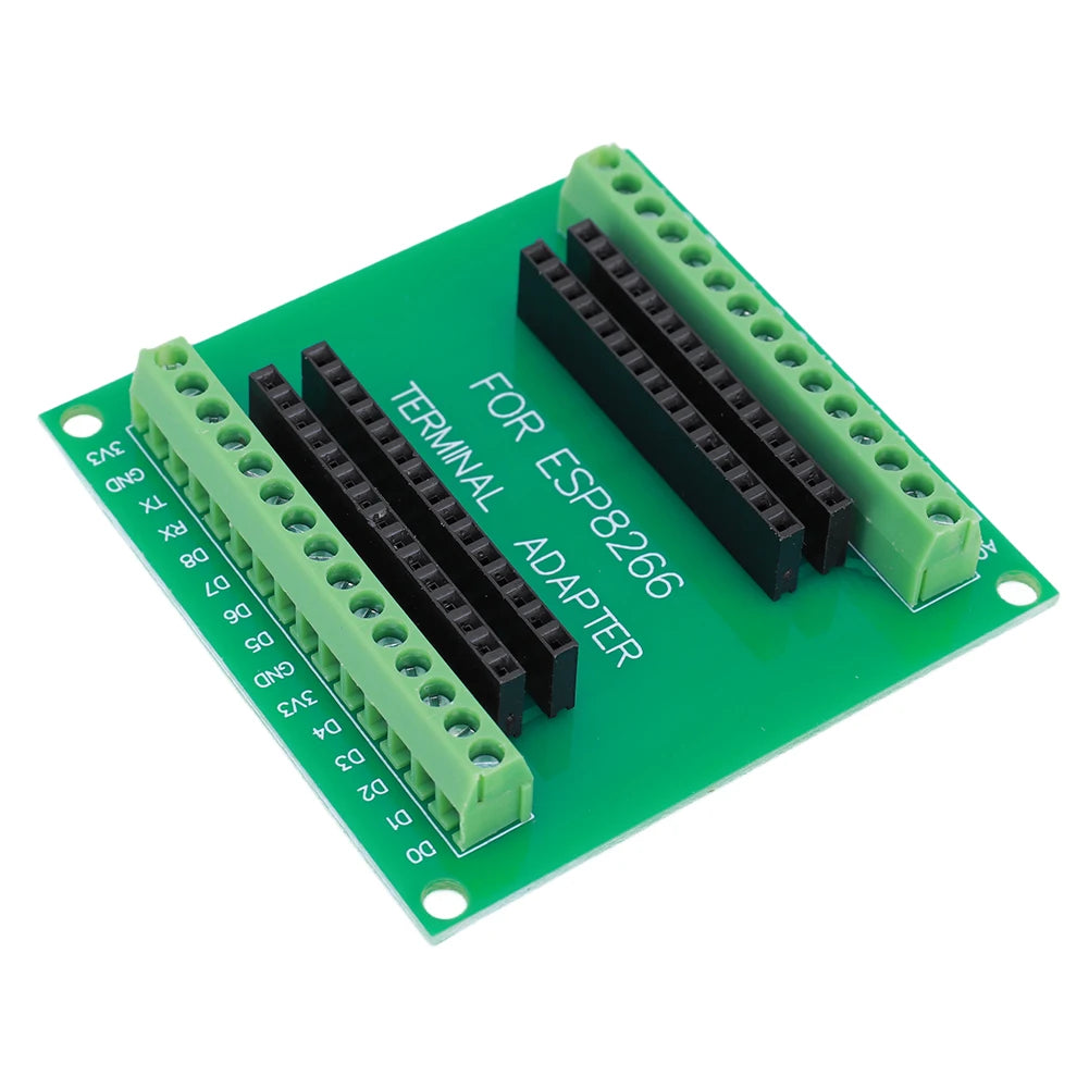 ESP8266 Expansion Board GPIO Breakout Expansion Board for ESP8266 ESP-12E NodeMCU for ESP8266 ESP-12E NodeMCU Development Board