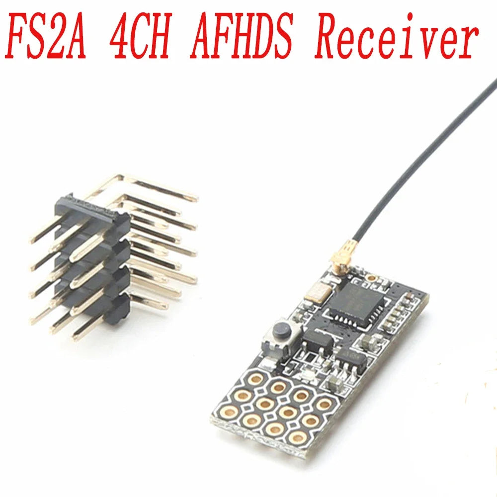 FS2A 4CH AFHDS 2A Mini Receiver PWM Output Flysky I6 I6X I6S FS-I6 FS-I6X FS-I6S Transmitter Compatible