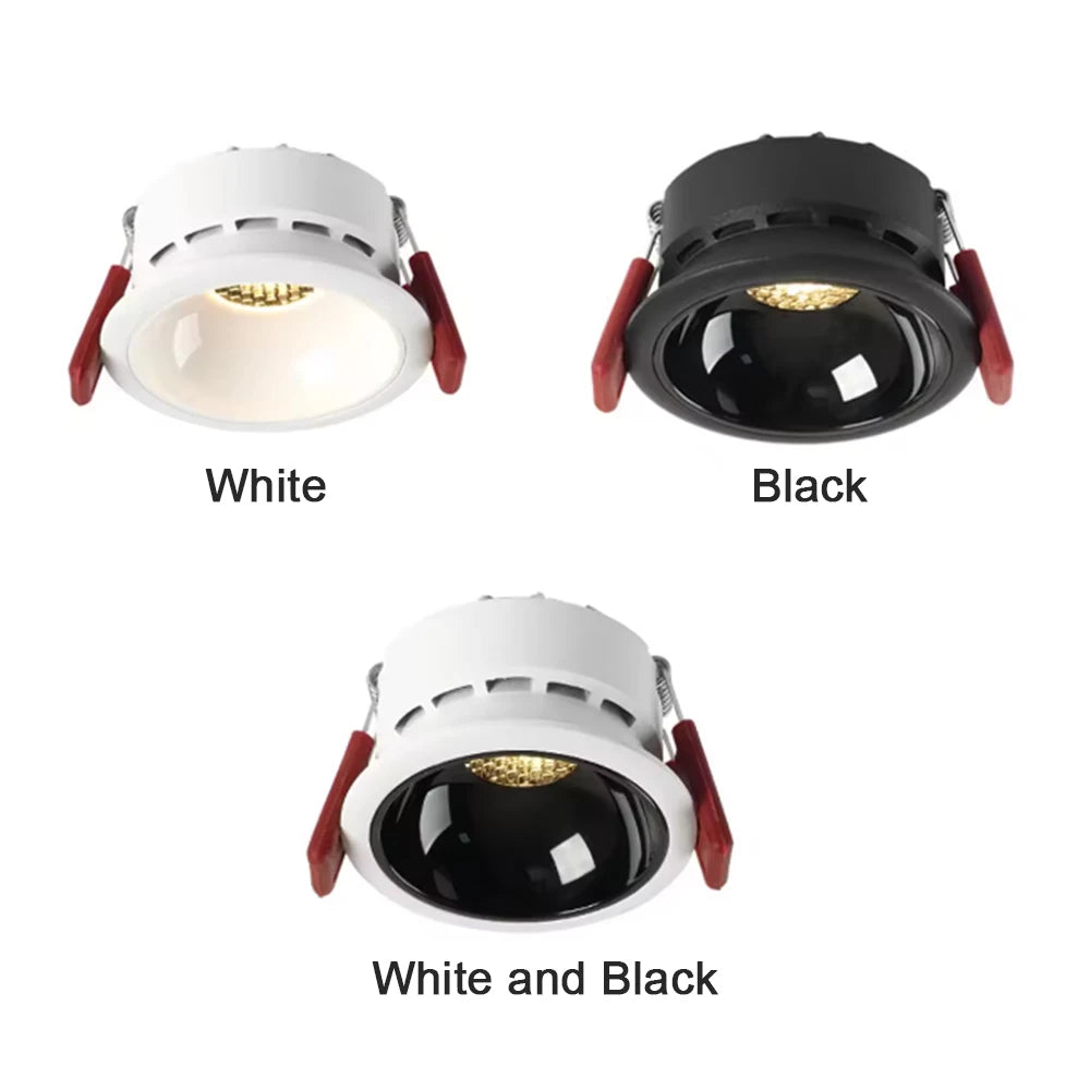 3CCT Tuya Bluetooth/Zigbee Matter Recessed Smart LED Anti Glare Downlight Lamp 7W-20W Spot Light Fixtures Indoor Home Lighting