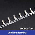 100PCS XH2.54 2p 3p 4p 5p 6p 7p 8p 9 10 11 12 Pin 2.54mm Pitch Terminal Kit / Housing / Pin Header JST Connector Wire Connectors