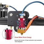3D Printer Ender 3 Metal J-Head CR10 MK8 Hotend Extruder Kit Heat Block Nozzle Heater Thermistor for CR10s Pro Ender3 V2 Ender 5