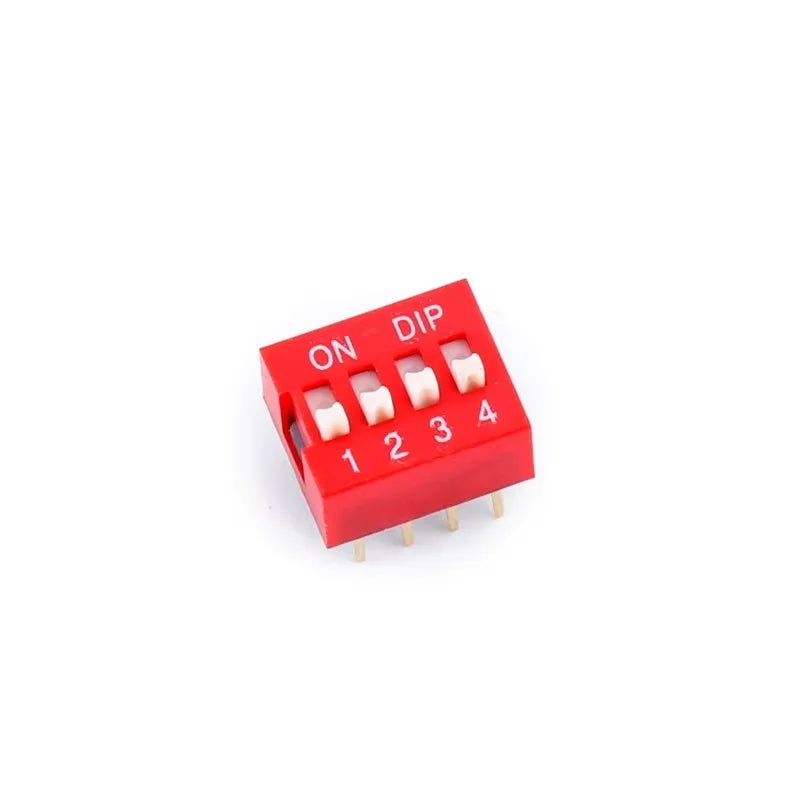 5PCS Slide Type Dip Switch Double Row Toggle Switches Module 2.54mm 1P2P3P4P5P6P7P8P9P10P-12PIN Position For Circuit Breadboards