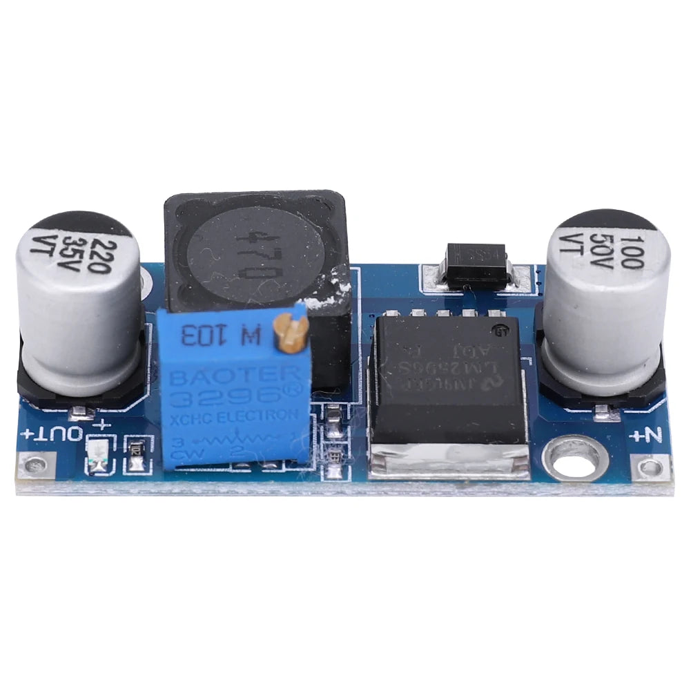 100-1pcs LM2596S DC-DC Step-Down Power Supply Module 3A Adjustable Step-Down Module LM2596 Voltage Regulator 3.2V-46V