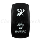 Marine 12V 24V White Led On Off Rocker Switch 5Pin SPST Momentary Switch DPDT ON OFF ON 3-Way for Car Boat Carling 4X4 Narva