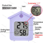 Electronic Temperature Humidity Meter Sensor Gauge Weather Station For Home ﻿LCD Digital Thermometer Hygrometer Indoor Room