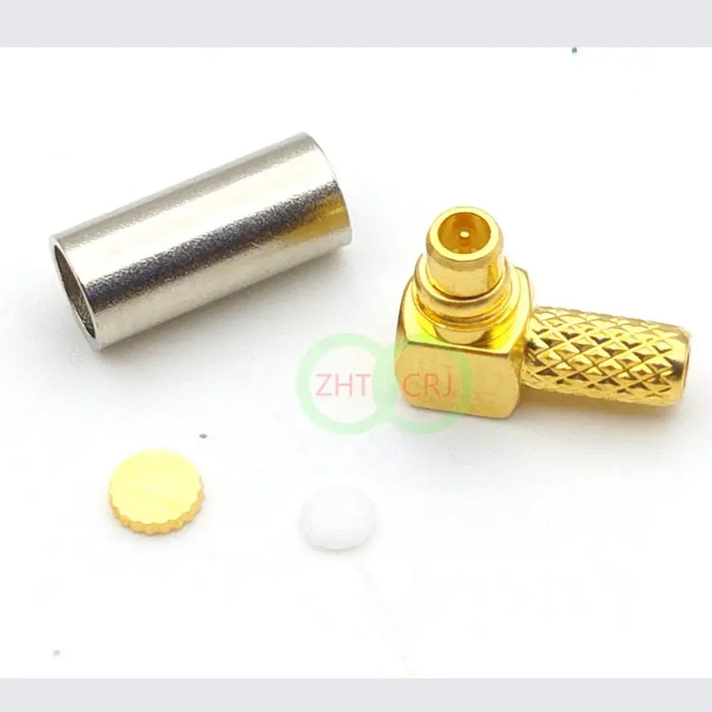 MMCX Male Right Angle Crimp RG174 RG316 LMR100 Connector