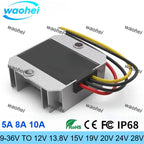 9-36V to 12V 13.8V 15V 19V 20V 24V 28V DC to DC Buck-Boost Voltage Stabilizer 9-36V to 12V Power Converter 12V Battery Regulator