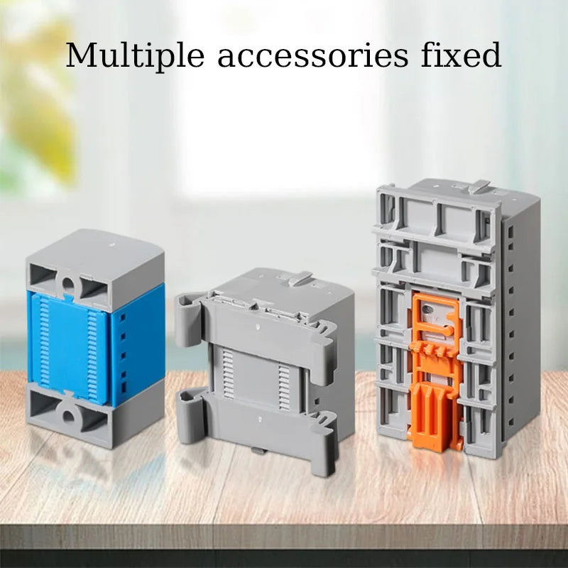 1Pc Wire Electrical Cable Connectors Plug-in Terminal Block PTFIX 2.5mm² Splitter Spliceable DIN-Rail Mounting Junction Box Tool