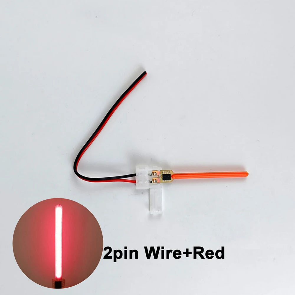 3V Battery Box COB LED Meteor Shower Flexible Filament 40mm 59mm 70mm 1pc Flowing Light for DIY Edison Bulbs Vintage Decoration