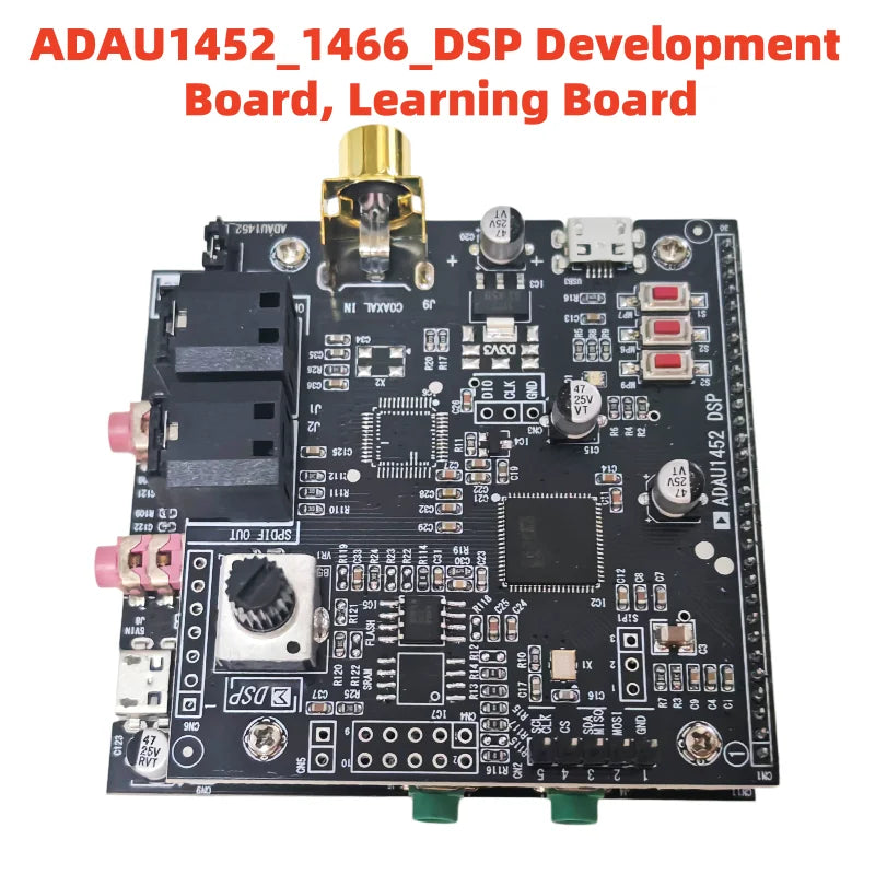 ADAU1452 DSP Development Board with STM32F103 MCU, Learning Kit with Schematic Diagrams for Audio Processing & Embedded Projects
