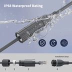 SPX to RJ45 Rectangular Satellite Connection Line CAT7 Network Adpater for Starlink Gen3 V3 Waterproof Extension Cable Connector