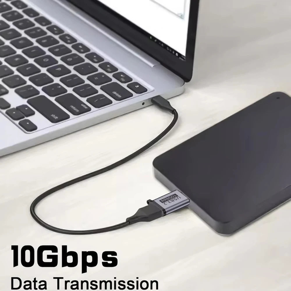 USB C 3.0 Micro B Male to Type C Female Adapter Type-C To Micro B Connector for Laptop External Hard Drive Disk Box Samsung S5