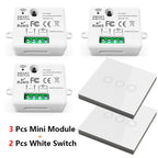 Diese 86 Switch Panel ON/OFF Touch Switch Wireless Light Switch 433Mhz Remote Control ,AC 85V~240V 10A Interruptor for Lighting