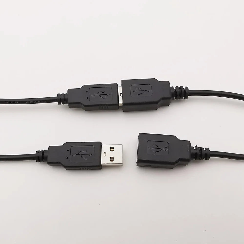 5V USB 2.0 A Female Male Power Supply Cable Connector 2Pin 4Pin Wire Charge Extension Cable Adapter Welding Line DIY 0.3m 1m 2m