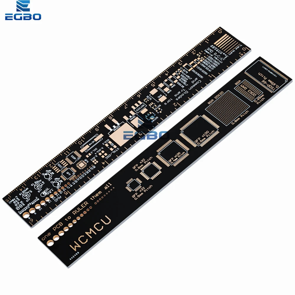 1~10PCS EGBO PCB Ruler For Electronic Engineers For Geeks Makers For Arduino Fans PCB Reference Ruler PCB Packaging Units v2 - 6
