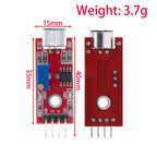 MAX4466 MAX9814 KY-037 Sound sensor module voice control sensor switch sound detection whistle switch amplifier microphone