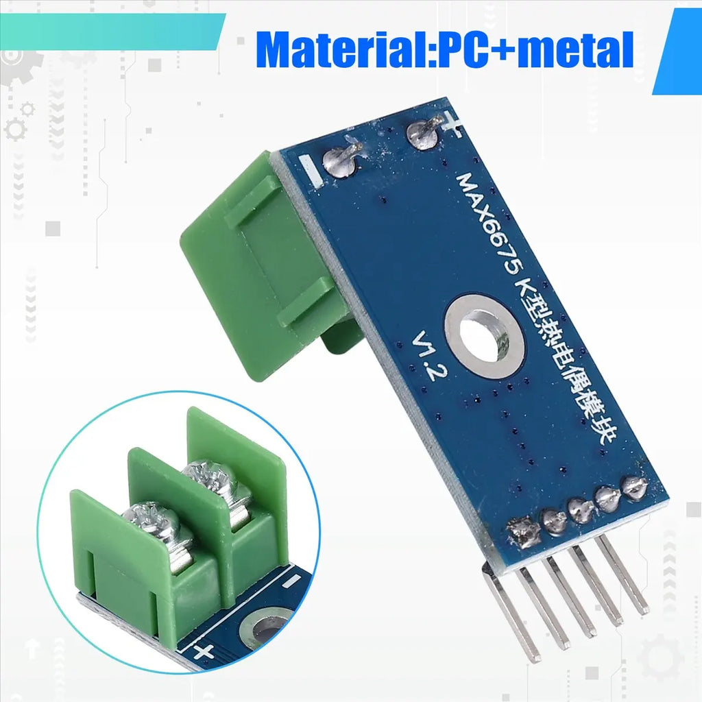 A75K 5PCS MAX6675 K Type Thermocouple Temperature Sensor Module for