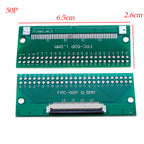 FPC FFC Flexible Cable Adapter Board 0.5mm Pitch Connector SMT to 2.54mm 16P/18P/20P/22P/24P/26P/30P/36P/40P/45P/50P/56P/60P/80P