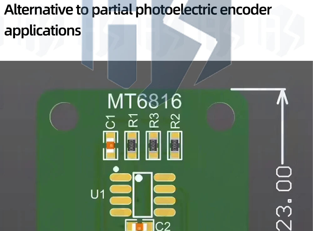 MT6816 High-Speed and High-Precision Magnetic Encoder Magnetic Induction Angle Measurement Sensor Module