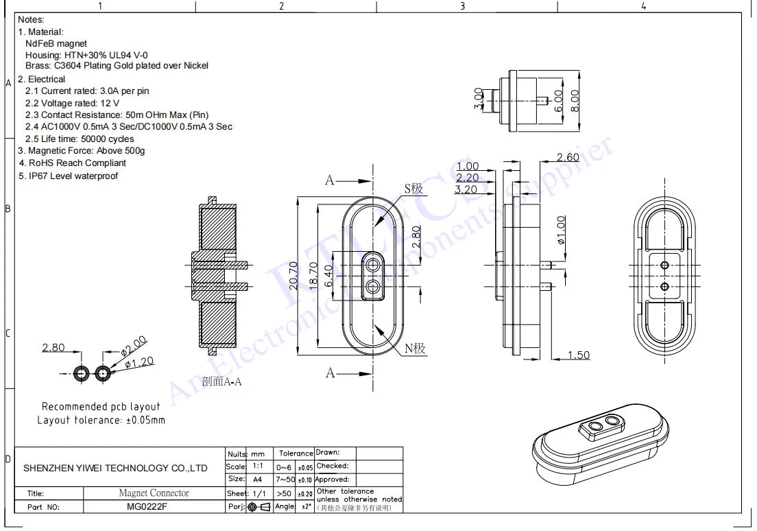 RTLECS Magnetic Connector RC Car Drone JST JR 24V 3A DC Power Battery Charger SM Led Strip Blind Connect USB Cable 2/3/4 Pin