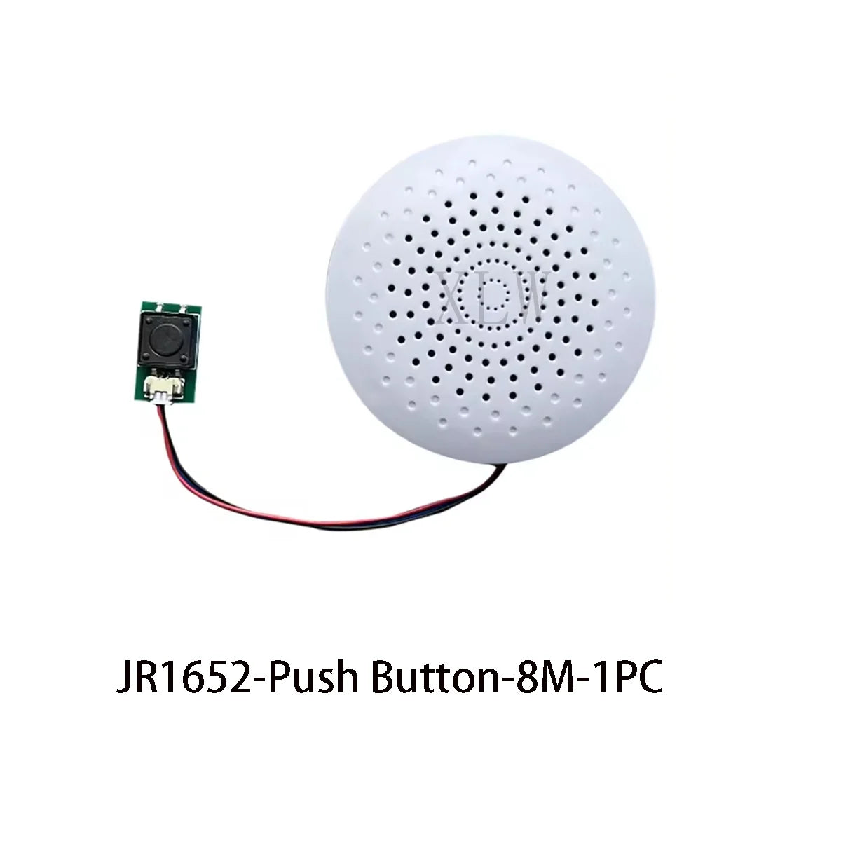 8MB Push Button Sound Box USB Downloadable & Recordable & Rechargeable, Voice Module with MP3 Audio Playback for Xmas Toy Gifts.