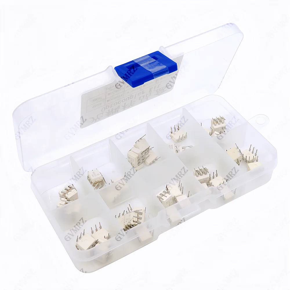 10Values Optocoupler kit MOC3052 MOC3052 MOC3061 4N25 4N35 MOC3021 MOC3022 MOC3023 MOC3041 MOC3043  MOC363 Each 5pcs
