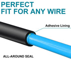 1M 3:1 Waterproof Heat Shrink Tubing Marine Grade Wire Cable Adhesive Lined Tube Insulation Seal Against Moisture Corrosion