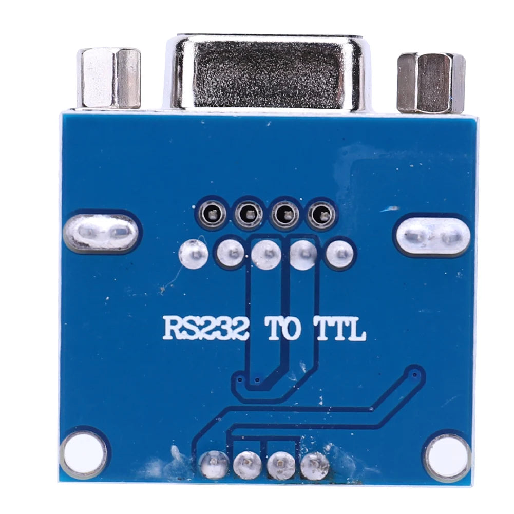 MAX3232 RS232 To TTL Serial Port Converter Module TX RX VCC GND Female DB9 Connector MAX232 Flashing Board MAX3232 Chip
