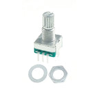 5pcs 20Position Incremental 360 Rotary Encoder Knob Button Switch EC11 Arduino Digital Potentiometer 15/20mm Plum Half Shaft
