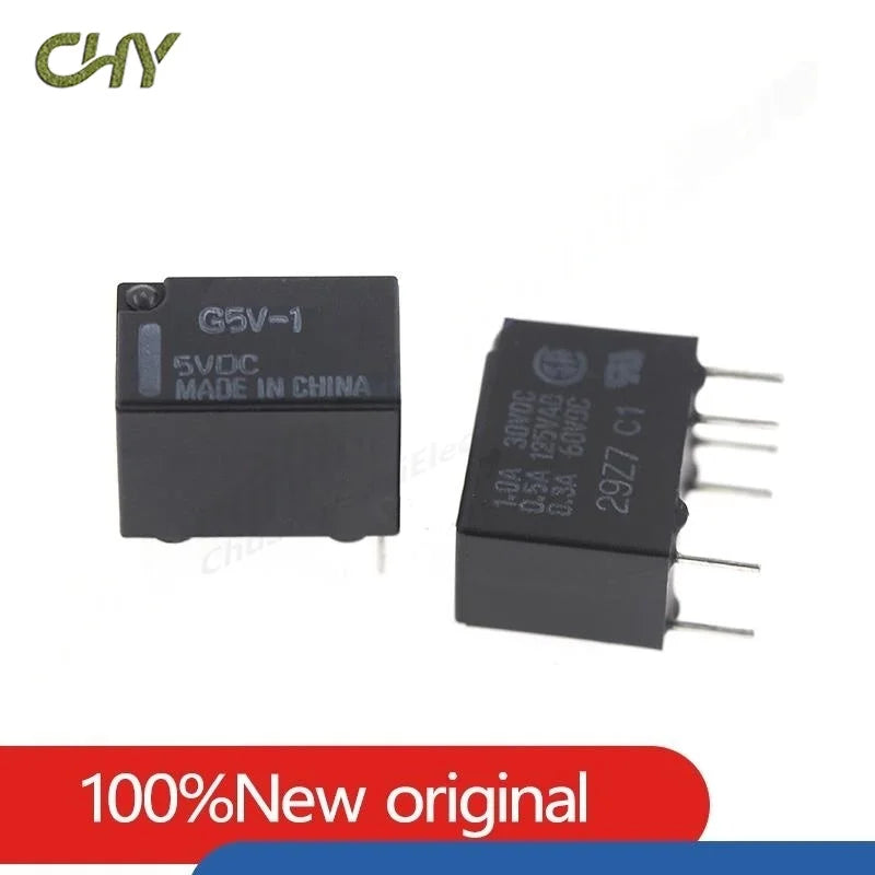1/5Pcs/Lot G5V-1-3VDC G5V-1-5VDC G5V-1-12VDC G5V-1-24VDC G5V-1 3VDC 5VDC 12VDC 24VDC 6Pin SPDT Mini Signal Relay For PCB
