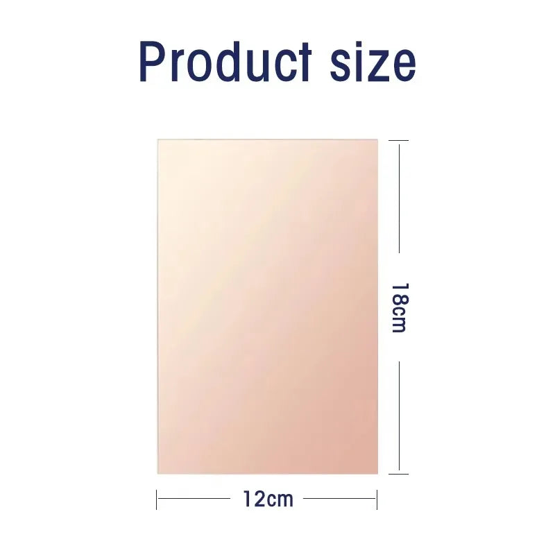 PCB Board FR4 Copper Clad Single Sided Prototype Laminate Circuit Board 7x10/10x15/15x20/20x30CM for DIY Electronics Projects