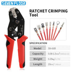 Wire Crimping Plier for JST PH 2.0mm,XH 2.5mm,VH 3.96mm,JWPS 4.0mm&Dupont Open Barrel Terminals Crimper SN-68B Crimping Tool