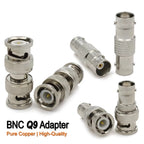 Q9 BNC To BNC Male Plug & Female Jack Connector Straight RF Coaxial adapter for radio antenna Wire Terminals High Quality