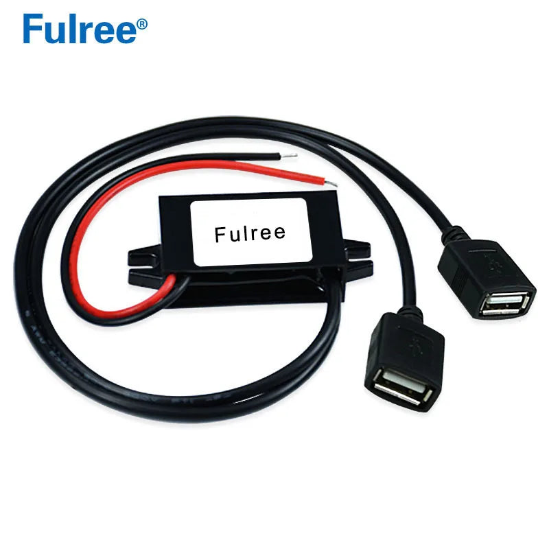Type C USBC Mini Micro USB 12V 24V 36V 48V Convert to 5V 3A Car Phone Charger Step Down Buck Converter 12 Volt to 5 Volt