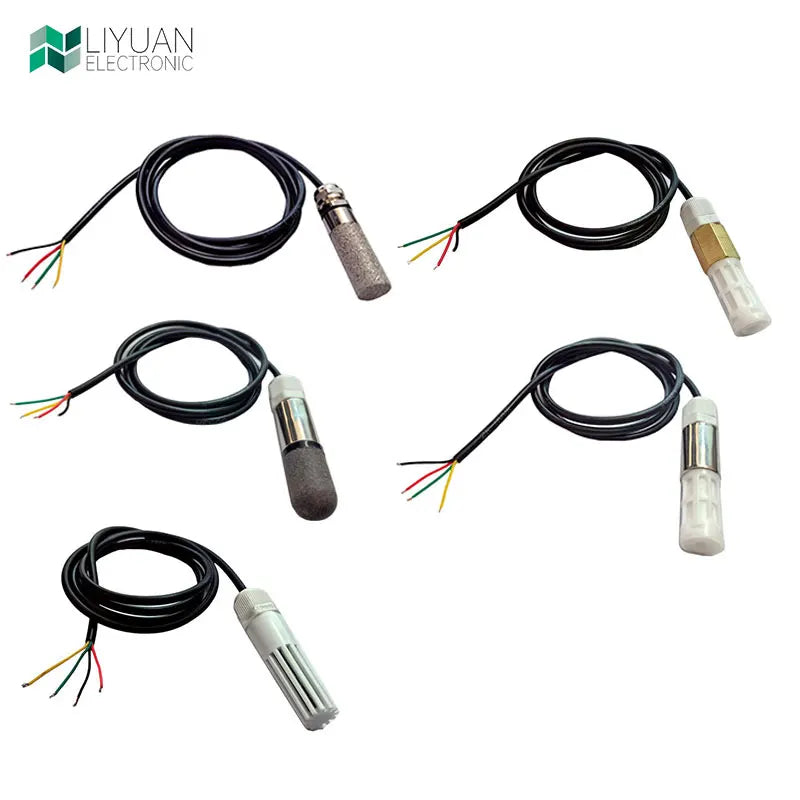 Temperature Humidity Sensor Module Probe Cable SHT45 SHT41 SHT40 SHT30 SHT20 Digital Capacitance Temperature Humidity Sensor IIC