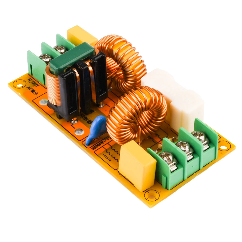 Power Supply Filter EMI High Frequency Filter EMI Power Filter AC110-220V 2A 4A 10A 20A Filtering Board