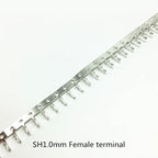 200pcs Electronic Wire Pressing Terminals, XH2.54 PH2.0 CH3.96 VH3.96 KF2510 Dupont SM ZH1.5 JST SH1.0 Connectors Metal Pins