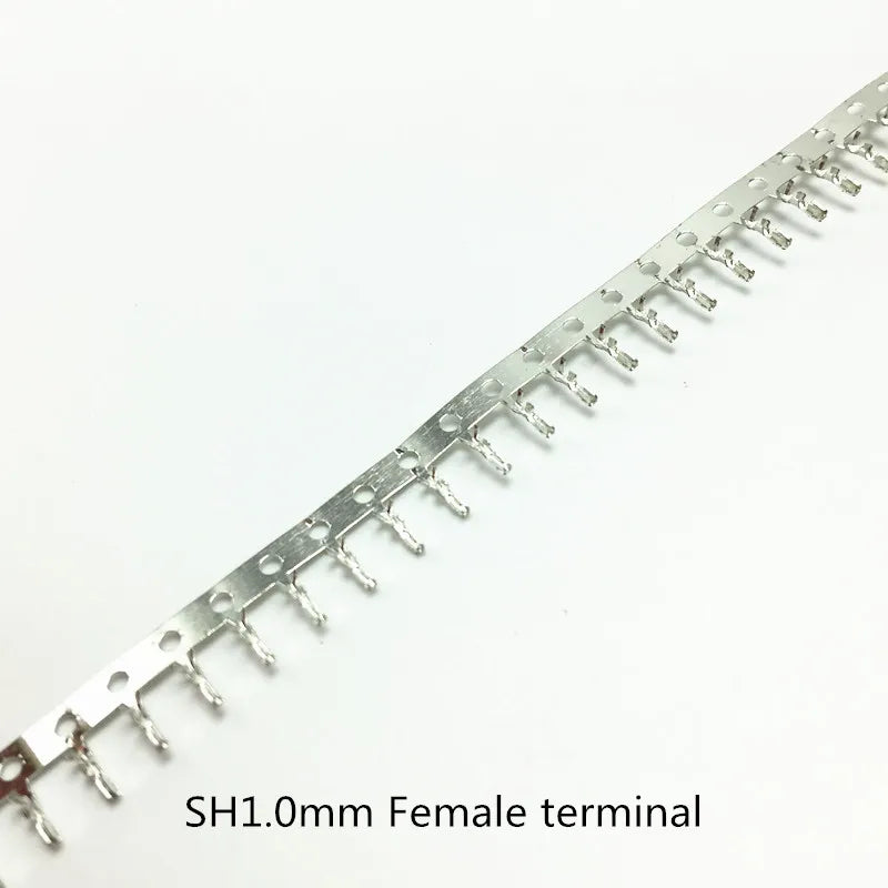 200pcs Electronic Wire Pressing Terminals, XH2.54 PH2.0 CH3.96 VH3.96 KF2510 Dupont SM ZH1.5 JST SH1.0 Connectors Metal Pins