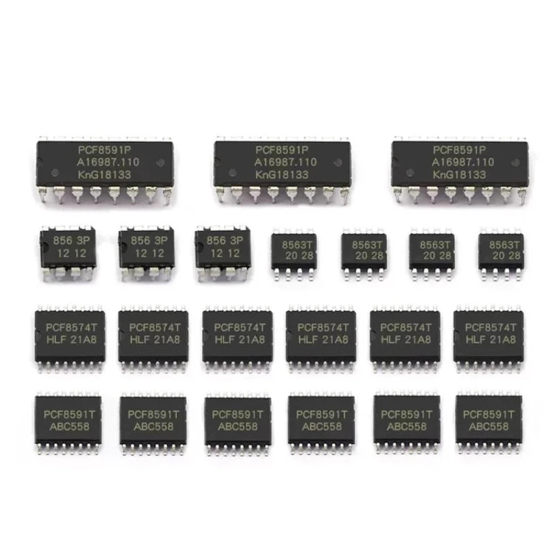2PCS 8-Bit Analog-to-Digital/Digital-to-Analog Converter with PCF8563P PCF8591P PCF8574T Clock Timing Chip