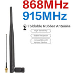 AU61-SMA To U. FL Connector 10CM 5Dbi Lora 868Mhz 915Mhz Antenna 2PCS For Meshtastic Lorawan Board Cable