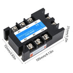 Three Phase Solid State Relay 80-250VAC Input SSR3 AC AC Electrical Equipment for CNC Machinery BERM-3 032