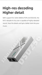 FiiO KA13 Dual CS43131 Portable DAC Amplifier for IOS/Android 3.5mm and 4.4mm Balanced Output, 550mW high Power