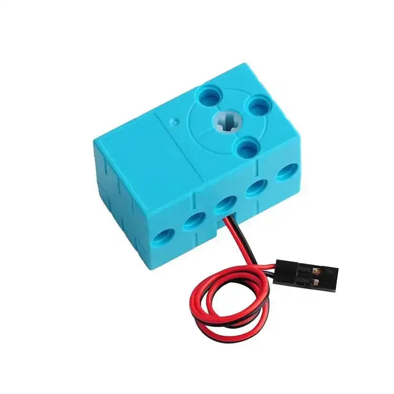 Geekservo 0.7KG/2KG Programmable Servo 360 Degree Dual-shaft Building Blocks Motor for Micro:bit compatible with Legoeds Bricks