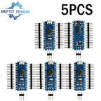 1-10pcs Nano 3.0 Compatible Controller – Arduino Bootloader, CH340 Chip, 16MHz ATMEGA328P/PB with Multi USB Interface