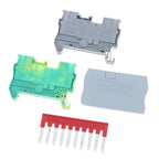 5/10PCS PT2.5 DIN Rail Spring Terminal Block PT2.5-PE Terminal End Cover D-PT2.5 Jumper Bar FBS10-5 Tool-free Wiringee Wiring
