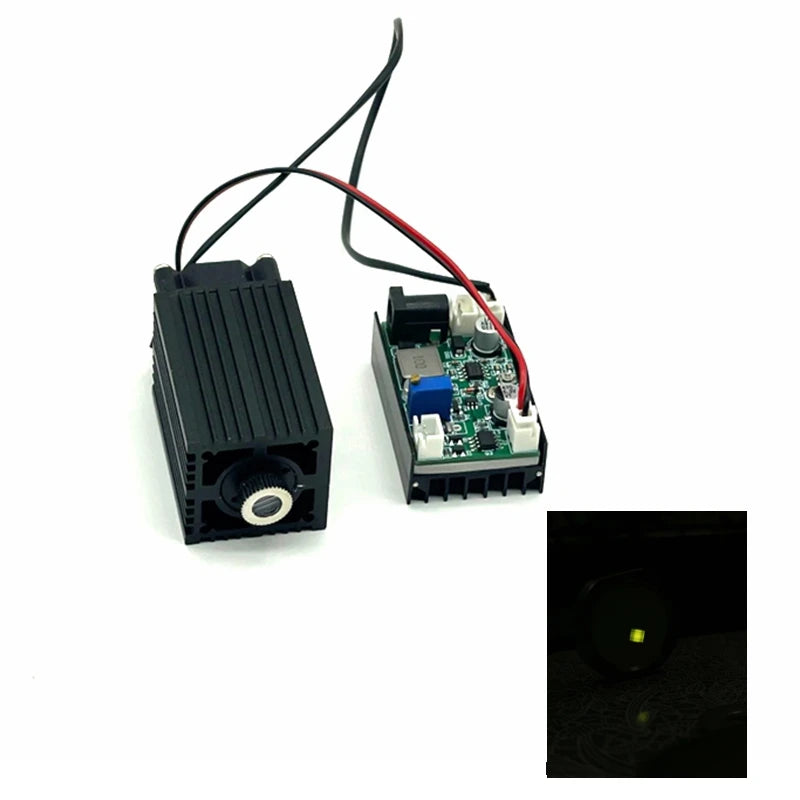 980nm 1W/ 3W/ 5W  Infrared Focusable Dot Head Invisible Light Laser Diode Module TTL