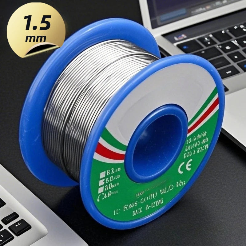 50g/1.76oz, 60/40 High-Quality Solder Wire Containing Rosin Resin, Flux Content 1.5-2.0%, Electronic Repair Soldering